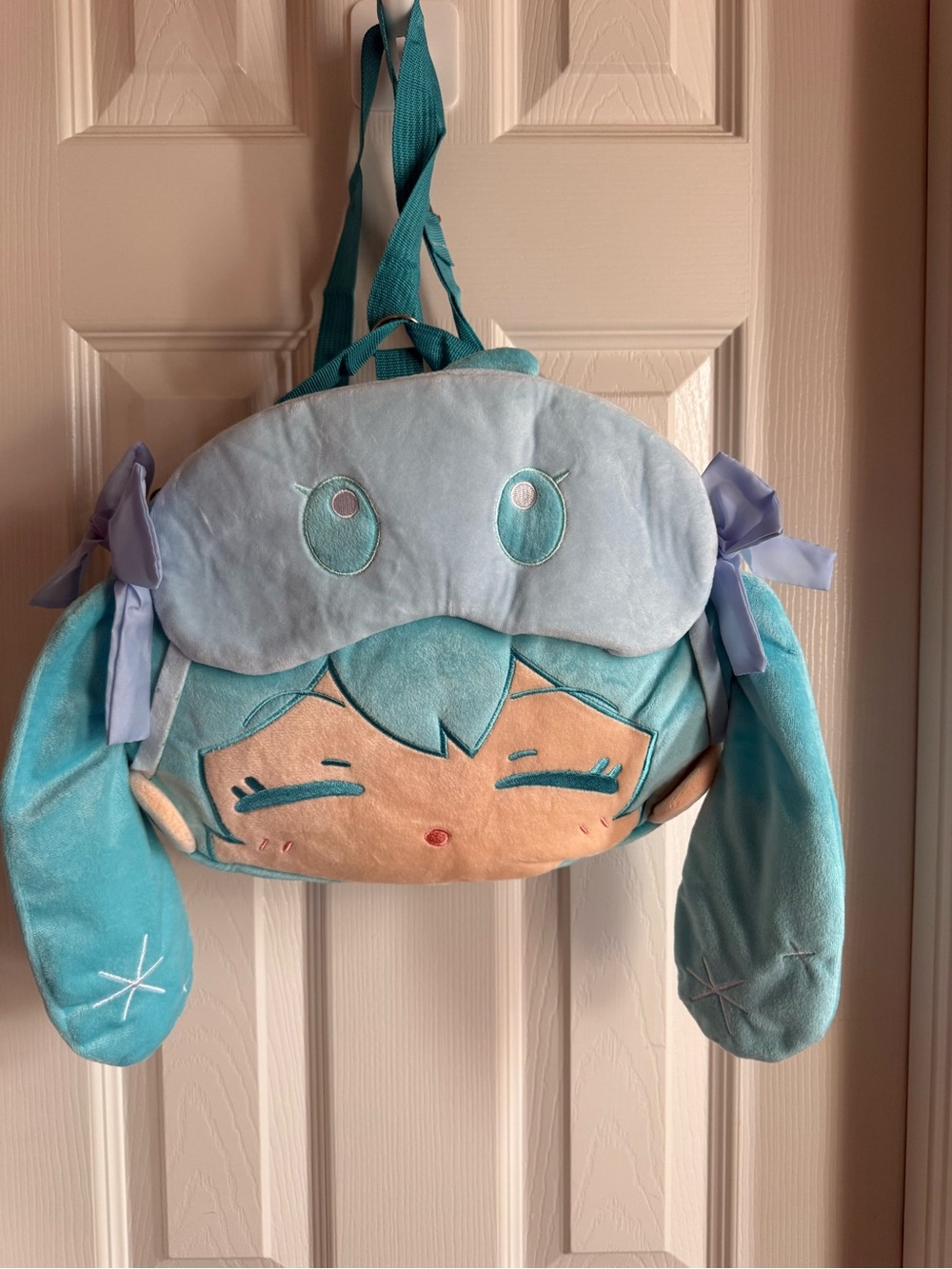 Hatsune Miku Ita Bag Cute Anime Plush Convertible Backpack Purse - Brand New
